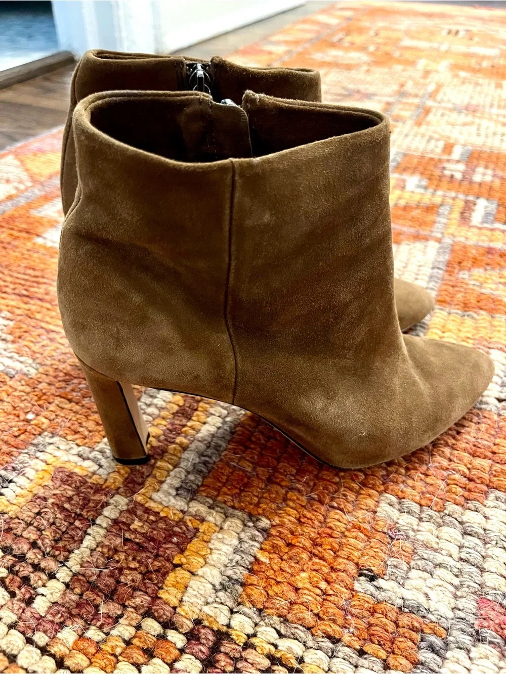 Antonio Melania Brown Suede Bootie size 8.5